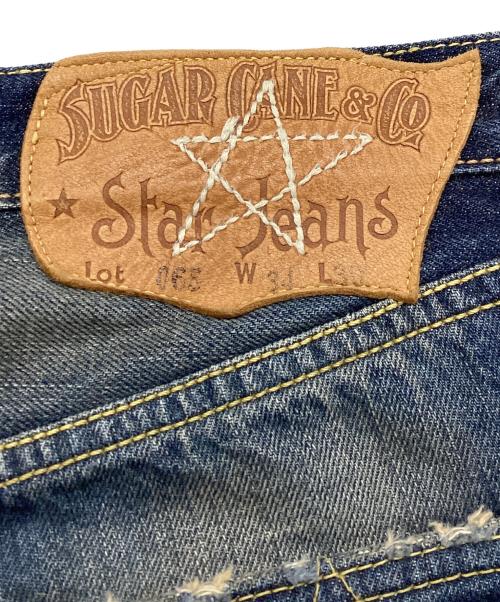 SUGAR CANE（シュガーケーン）SUGAR CANE (シュガーケーン) STAR JEANS デニムパンツ ブルー サイズ:86㎝(W34)の古着・服飾アイテム