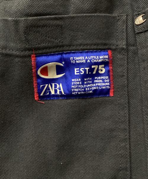 ZARA（ザラ）ZARA (ザラ) Champion (チャンピオン) ドローストリング カーゴパンツ グレー サイズ:Sの古着・服飾アイテム