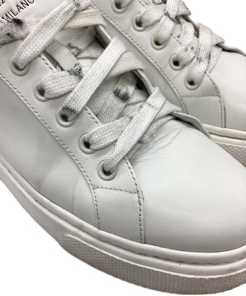 PRADA（プラダ）PRADA (プラダ) ローカットスニーカー ホワイト サイズ:3636の古着・服飾アイテム