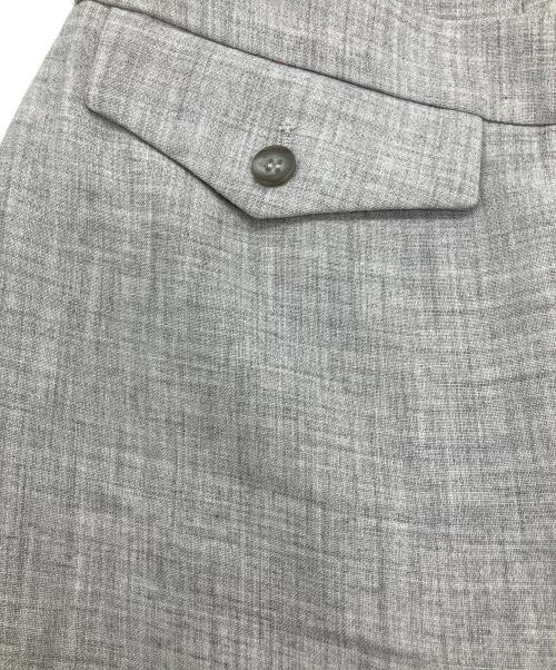 Snidel（スナイデル）Snidel (スナイデル) フロントジップタイトスカショーパンスカート グレーの古着・服飾アイテム