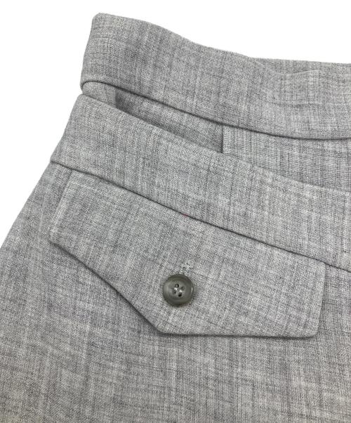 Snidel（スナイデル）Snidel (スナイデル) フロントジップタイトスカショーパンスカート グレーの古着・服飾アイテム