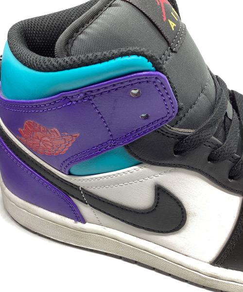 NIKE（ナイキ）NIKE (ナイキ) Nike Air Jordan 1 ホワイト×パープル サイズ:US8.5の古着・服飾アイテム