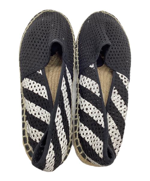 OFFWHITE（オフホワイト）OFFWHITE (オフホワイト) エスパドリーユ ブラック×ホワイト サイズ:40の古着・服飾アイテム