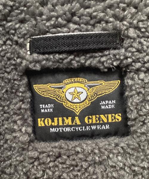 KOJIMA GENES（コジマジーンズ）KOJIMA GENES (コジマジーンズ) チェッカーフラッグデッキジャケット ブラック×ホワイト サイズ:XXLの古着・服飾アイテム