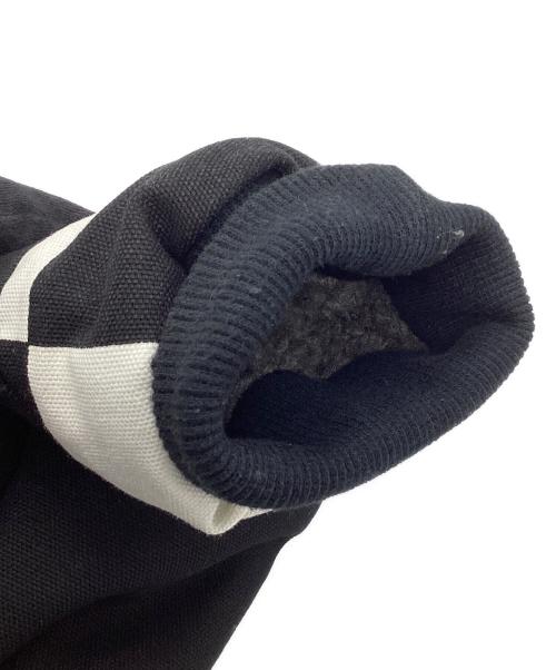 KOJIMA GENES（コジマジーンズ）KOJIMA GENES (コジマジーンズ) チェッカーフラッグデッキジャケット ブラック×ホワイト サイズ:XXLの古着・服飾アイテム