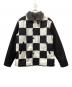 KOJIMA GENES（コジマジーンズ）の古着「チェッカーフラッグデッキジャケット」｜ブラック×ホワイト