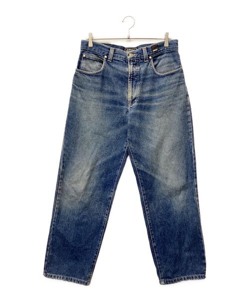 VERSACE JEANS COUTURE（ヴェルサーチ ジーンズクチュール）VERSACE JEANS COUTURE (ヴェルサーチ ジーンズクチュール) デニムパンツ　★ 90s~ ブルー サイズ:91㎝の古着・服飾アイテム