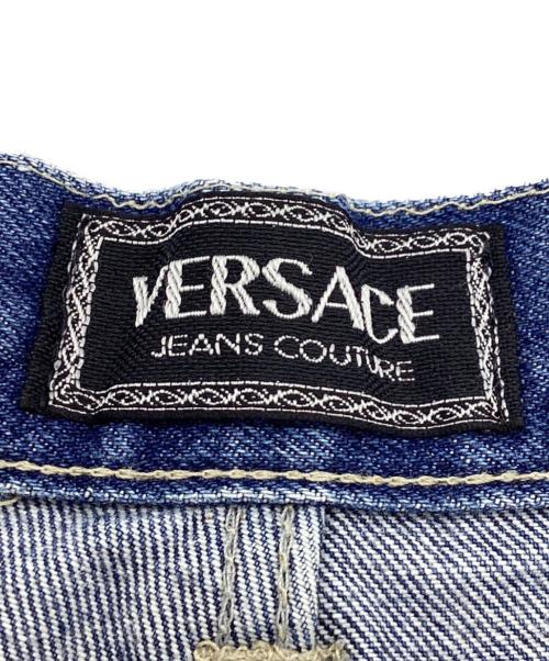 VERSACE JEANS COUTURE（ヴェルサーチ ジーンズクチュール）VERSACE JEANS COUTURE (ヴェルサーチ ジーンズクチュール) デニムパンツ　★ 90s~ ブルー サイズ:91㎝の古着・服飾アイテム