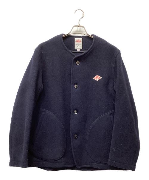 DANTON（ダントン）DANTON (ダントン) ノーカラーコート ネイビー サイズ:44の古着・服飾アイテム