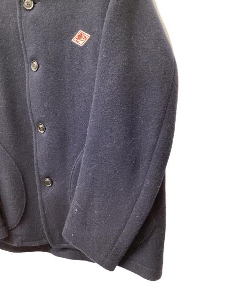 DANTON（ダントン）DANTON (ダントン) ノーカラーコート ネイビー サイズ:44の古着・服飾アイテム