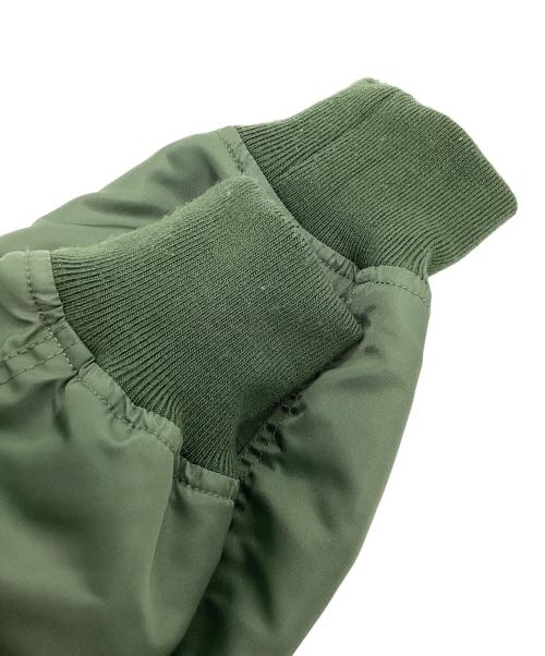 A BATHING APE（アベイシングエイプ）A BATHING APE (ア ベイシング エイプ) MA-1ジャケット カーキ サイズ:XLの古着・服飾アイテム