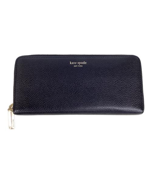 Kate Spade（ケイトスペード）Kate Spade (ケイトスペード) ケイトスペード/PWRU7100/長財布 ブラックの古着・服飾アイテム