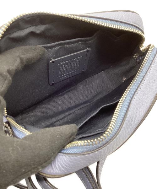 DISNEY（ディズニー）DISNEY (ディズニー) COACH (コーチ) ショルダーバッグ ブルーの古着・服飾アイテム