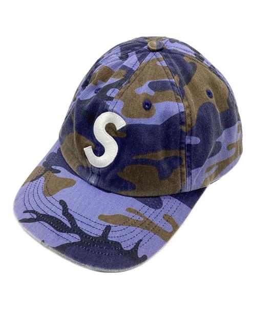 SUPREME（シュプリーム）SUPREME (シュプリーム) Pigment Coated S Logo 6-Panel ブルーの古着・服飾アイテム