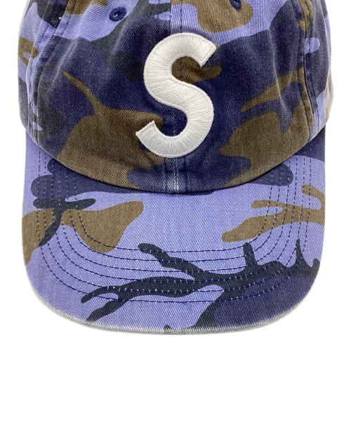 SUPREME（シュプリーム）SUPREME (シュプリーム) Pigment Coated S Logo 6-Panel ブルーの古着・服飾アイテム