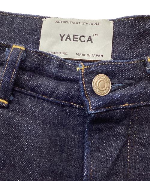 YAECA（ヤエカ）YAECA (ヤエカ) ワイドテーパードデニムパンツ インディゴ サイズ:73.5㎝の古着・服飾アイテム