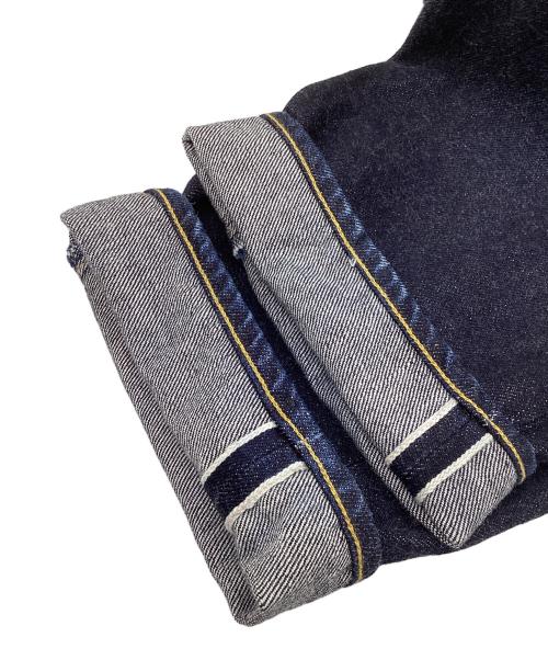 YAECA（ヤエカ）YAECA (ヤエカ) ワイドテーパードデニムパンツ インディゴ サイズ:73.5㎝の古着・服飾アイテム