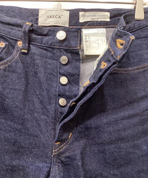 YAECA（ヤエカ）YAECA (ヤエカ) ワイドテーパードデニムパンツ インディゴ サイズ:W29の古着・服飾アイテム