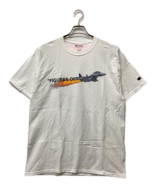Champion（チャンピオン）Champion (チャンピオン) OFFWHITE (オフホワイト) FIGURESS OF SPEECH MCA ホワイト サイズ:Lの古着・服飾アイテム