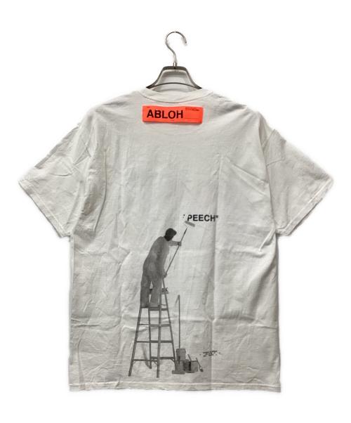 Champion（チャンピオン）Champion (チャンピオン) OFFWHITE (オフホワイト) FIGURESS OF SPEECH MCA ホワイト サイズ:Lの古着・服飾アイテム