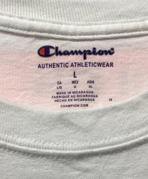 Champion（チャンピオン）Champion (チャンピオン) OFFWHITE (オフホワイト) FIGURESS OF SPEECH MCA ホワイト サイズ:Lの古着・服飾アイテム