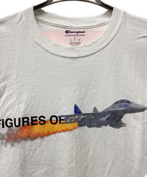 Champion（チャンピオン）Champion (チャンピオン) OFFWHITE (オフホワイト) FIGURESS OF SPEECH MCA ホワイト サイズ:Lの古着・服飾アイテム