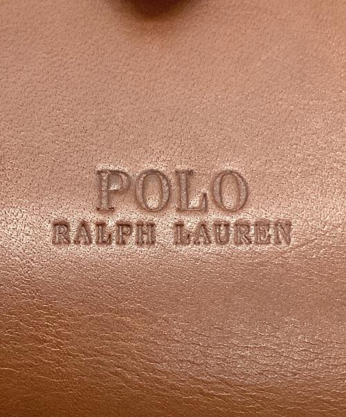 POLO RALPH LAUREN（ポロ・ラルフローレン）POLO RALPH LAUREN (ポロ・ラルフローレン) レザーコンパクトウォレット ブラウンの古着・服飾アイテム