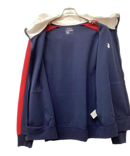 POLO RALPH LAUREN（ポロ・ラルフローレン）POLO RALPH LAUREN (ポロ・ラルフローレン) ジップパーカー トリコロールカラー サイズ:Mの古着・服飾アイテム