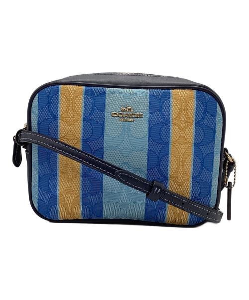 COACH（コーチ）COACH (コーチ) ショルダーバッグ ネイビー×ブルーの古着・服飾アイテム