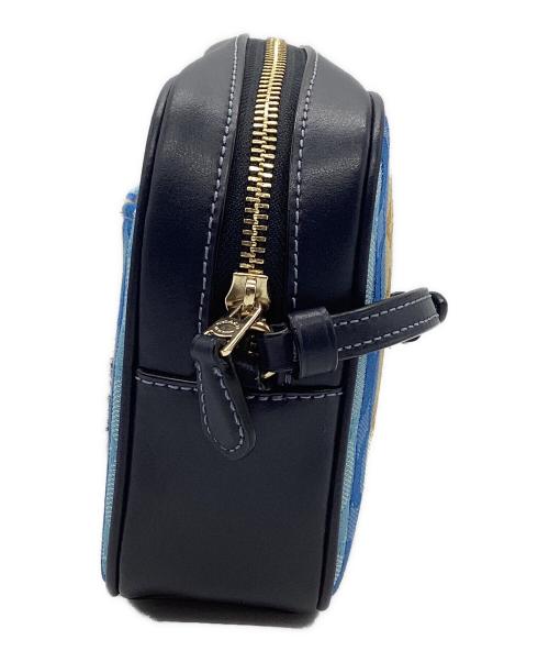 COACH（コーチ）COACH (コーチ) ショルダーバッグ ネイビー×ブルーの古着・服飾アイテム