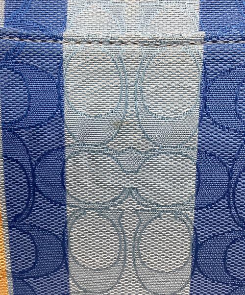COACH（コーチ）COACH (コーチ) ショルダーバッグ ネイビー×ブルーの古着・服飾アイテム
