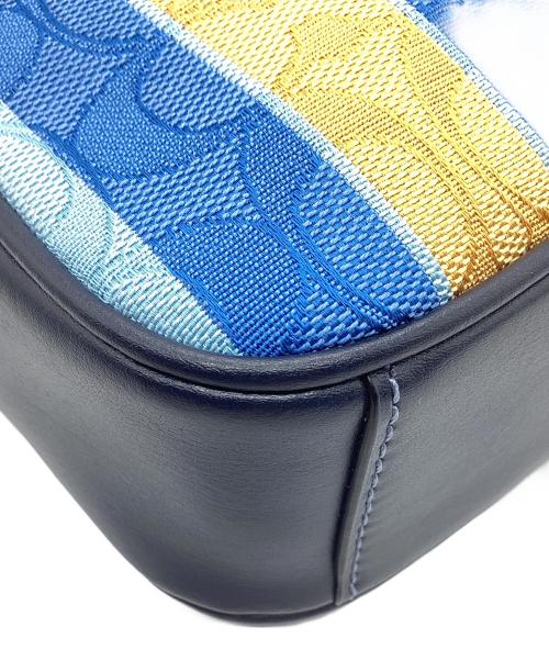 COACH（コーチ）COACH (コーチ) ショルダーバッグ ネイビー×ブルーの古着・服飾アイテム