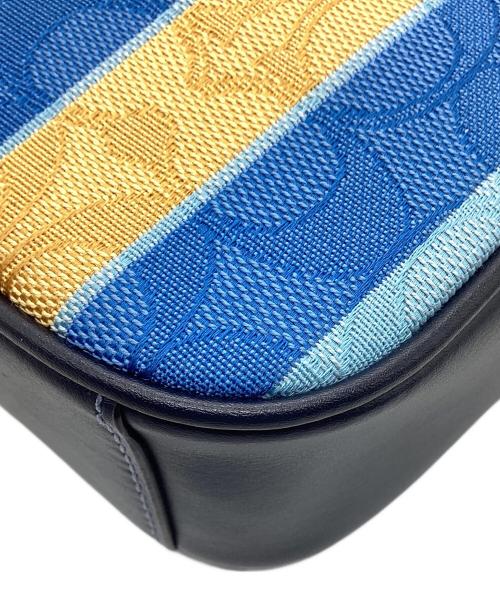 COACH（コーチ）COACH (コーチ) ショルダーバッグ ネイビー×ブルーの古着・服飾アイテム