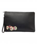 HUGO BOSS×PLAYFOREVERヒューゴ ボス×）の古着「クラッチバッグ」｜ブラック