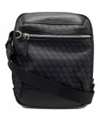 ZERO HALLIBURTONゼロ ハリバートン）の古着「ZH Monogram Vertical Shoulder Bag」｜ブラック