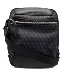 ZERO HALLIBURTON（ゼロ ハリバートン）の古着「ZH Monogram Vertical Shoulder Bag」｜ブラック