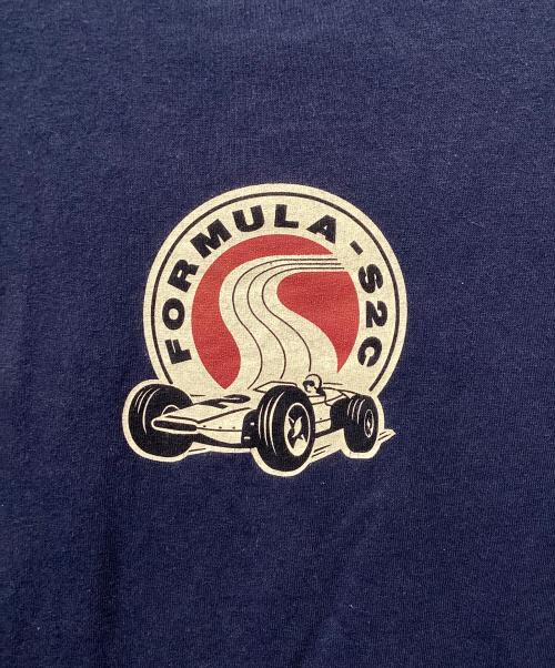 stussy（ステューシー）stussy (ステューシー) Tシャツ USA製 白タグ ネイビー サイズ:Mの古着・服飾アイテム