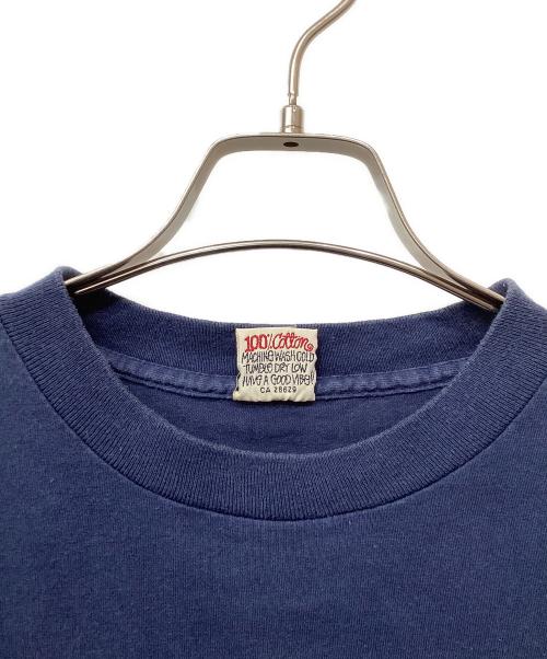 stussy（ステューシー）stussy (ステューシー) Tシャツ USA製 白タグ ネイビー サイズ:Mの古着・服飾アイテム