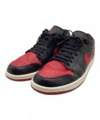 NIKEナイキ）の古着「WMNS AIR JORDAN 1 LOW」｜ブラック×レッド