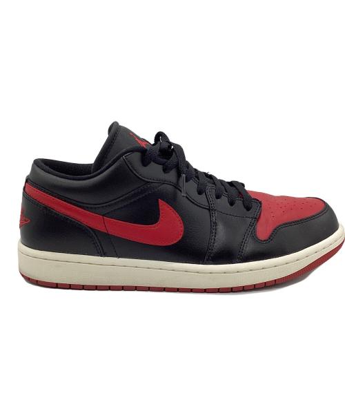 NIKE（ナイキ）NIKE (ナイキ) WMNS AIR JORDAN 1 LOW ブラック×レッド サイズ:US12の古着・服飾アイテム