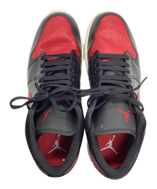 NIKE（ナイキ）NIKE (ナイキ) WMNS AIR JORDAN 1 LOW ブラック×レッド サイズ:US12の古着・服飾アイテム