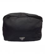 PRADAプラダ）の古着「ナイロンポーチ」｜ブラック