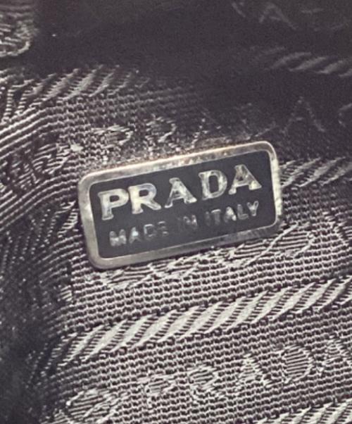 PRADA（プラダ）PRADA (プラダ) ナイロンポーチ ブラックの古着・服飾アイテム
