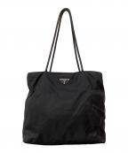 PRADAプラダ）の古着「ナイロントートバッグ　テスート」｜ブラック