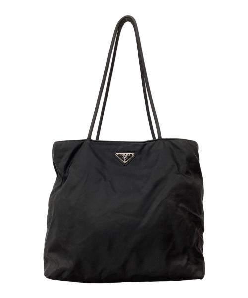 PRADA（プラダ）PRADA (プラダ) ナイロントートバッグ　テスート ブラックの古着・服飾アイテム