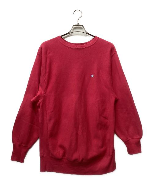 Champion（チャンピオン）Champion (チャンピオン) スウェット REVERSE WEAVE USA製 ショッキングピンク サイズ:XLの古着・服飾アイテム