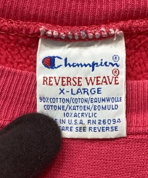 Champion（チャンピオン）Champion (チャンピオン) スウェット REVERSE WEAVE USA製 ショッキングピンク サイズ:XLの古着・服飾アイテム
