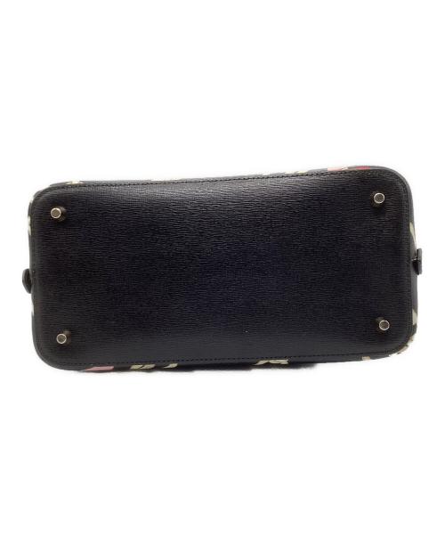 FURLA（フルラ）FURLA (フルラ) ハンドバッグ チェーンプリント ブラックの古着・服飾アイテム
