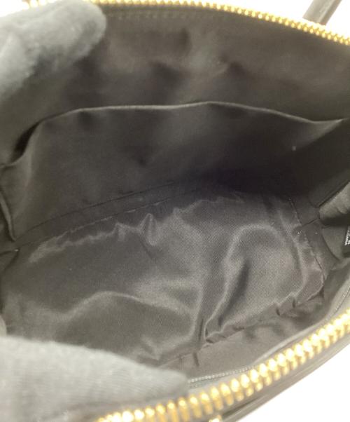 FURLA（フルラ）FURLA (フルラ) ハンドバッグ チェーンプリント ブラックの古着・服飾アイテム