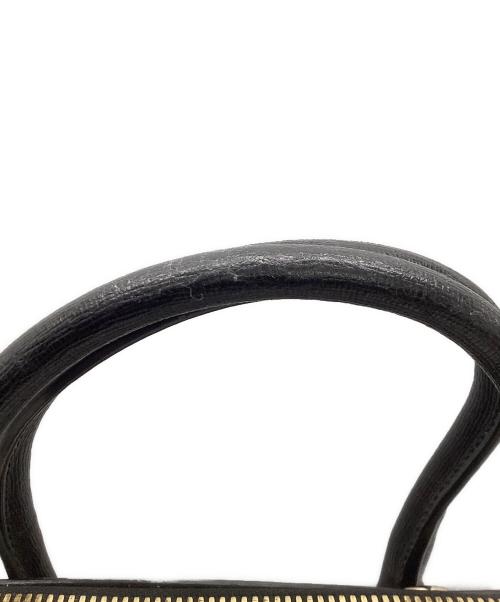 FURLA（フルラ）FURLA (フルラ) ハンドバッグ チェーンプリント ブラックの古着・服飾アイテム